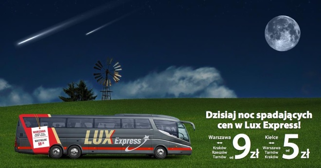 Czwartkowe noce z Lux Express